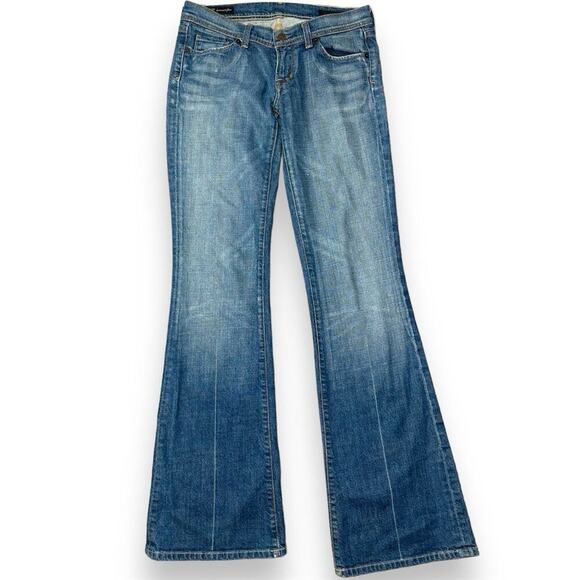Citizens of Humanity Y2K 002 Ingrid Low Rise Flare Jeans - Picture 1 of 12